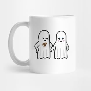 Funny Halloween scorch mark flatiron ghost ironing Mug